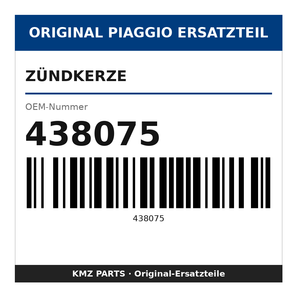 Piaggio Zündkerze 438075