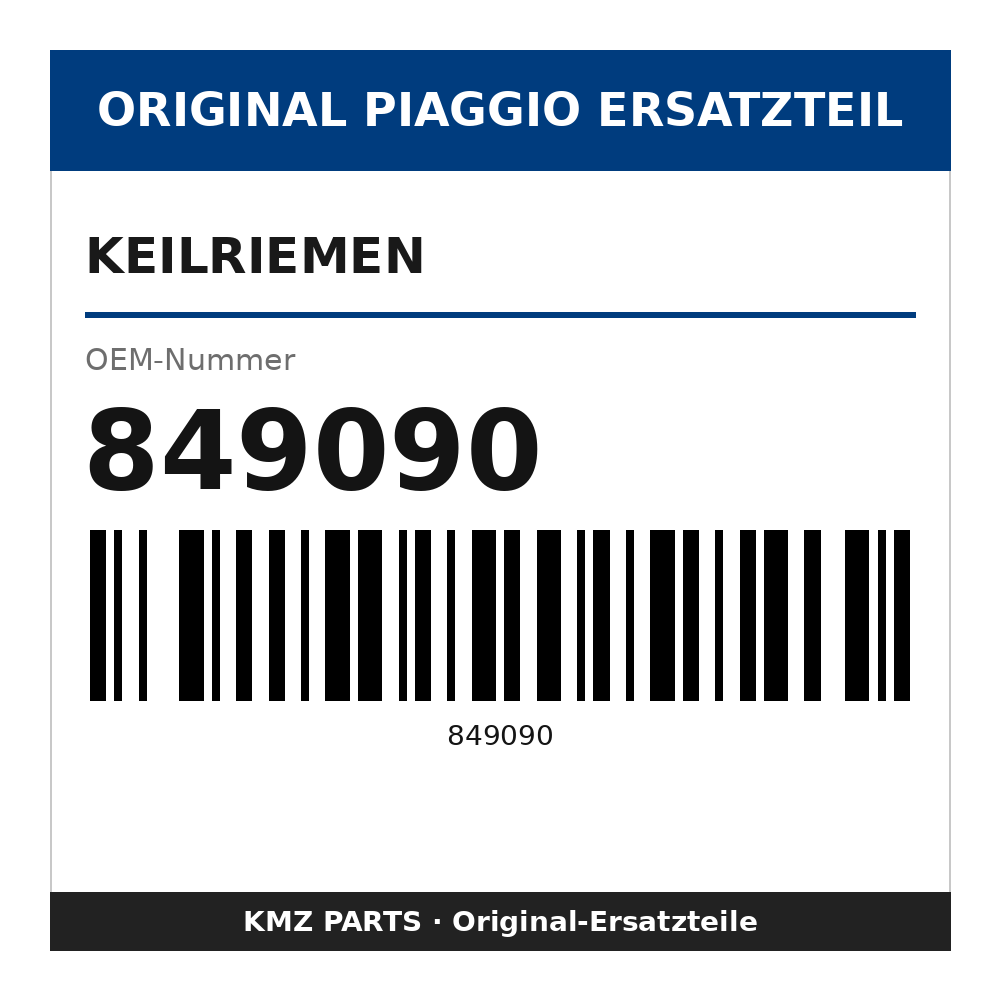Piaggio Keilriemen 849090