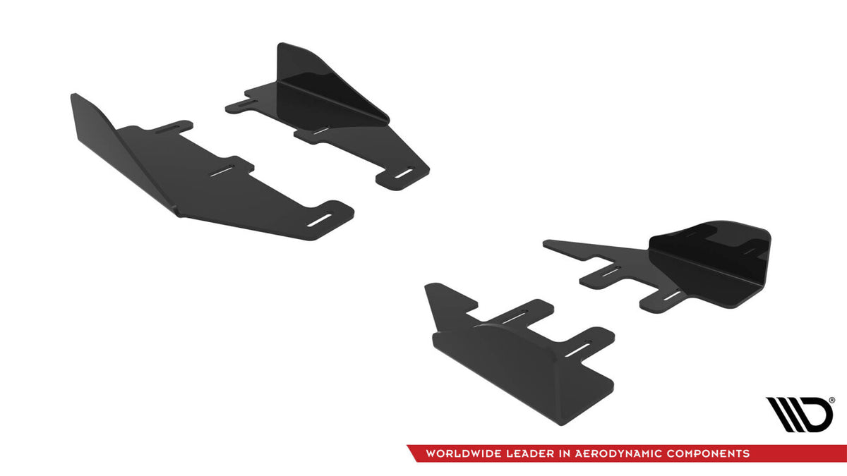 Seitenschweller Flaps passend für Ford Fiesta ST / ST-Line Mk8 schwarz Hochglanz