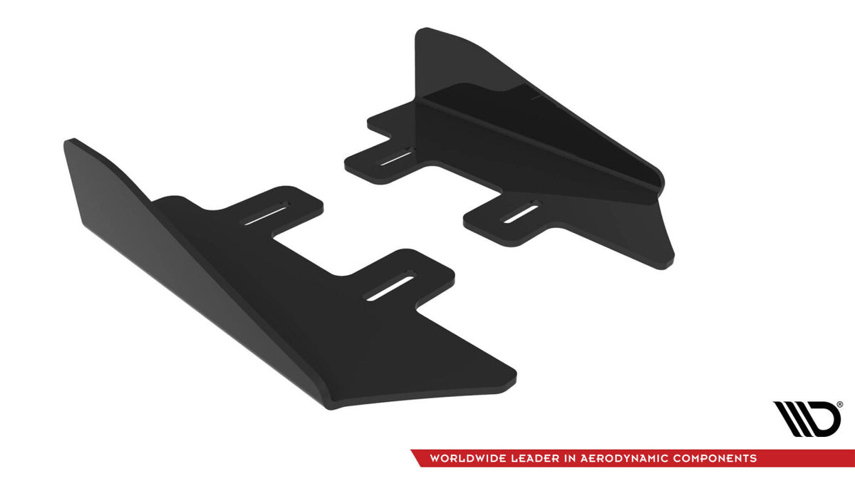 Seitenschweller Flaps passend für Subaru WRX STI Mk1 schwarz Hochglanz
