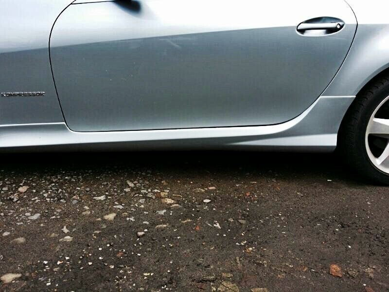 Seitenschweller passend für Mercedes SLK R171 (SLK R172 AMG LOOK) ABS Kunststoff