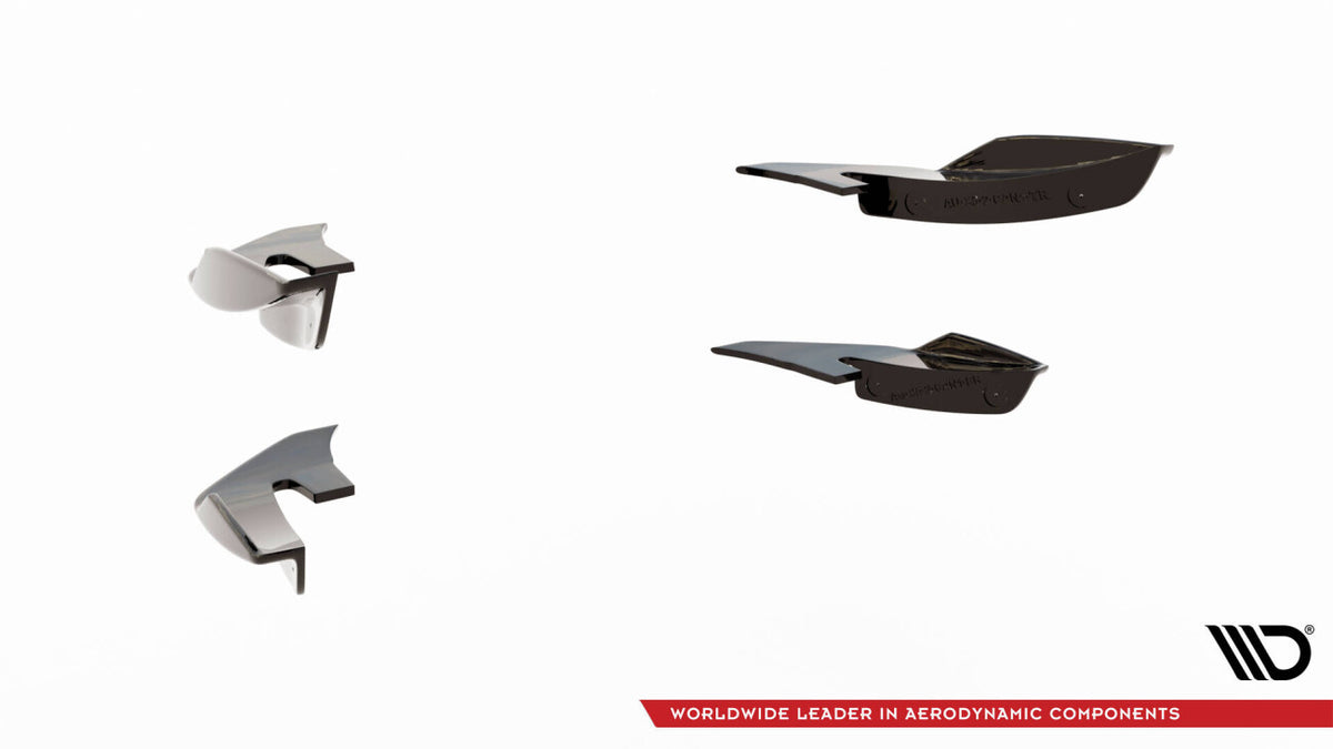 Stoßstangen Flaps Wings vorne Canards passend für Audi S5 / A5 S-Line Coupe / Sportback F5
