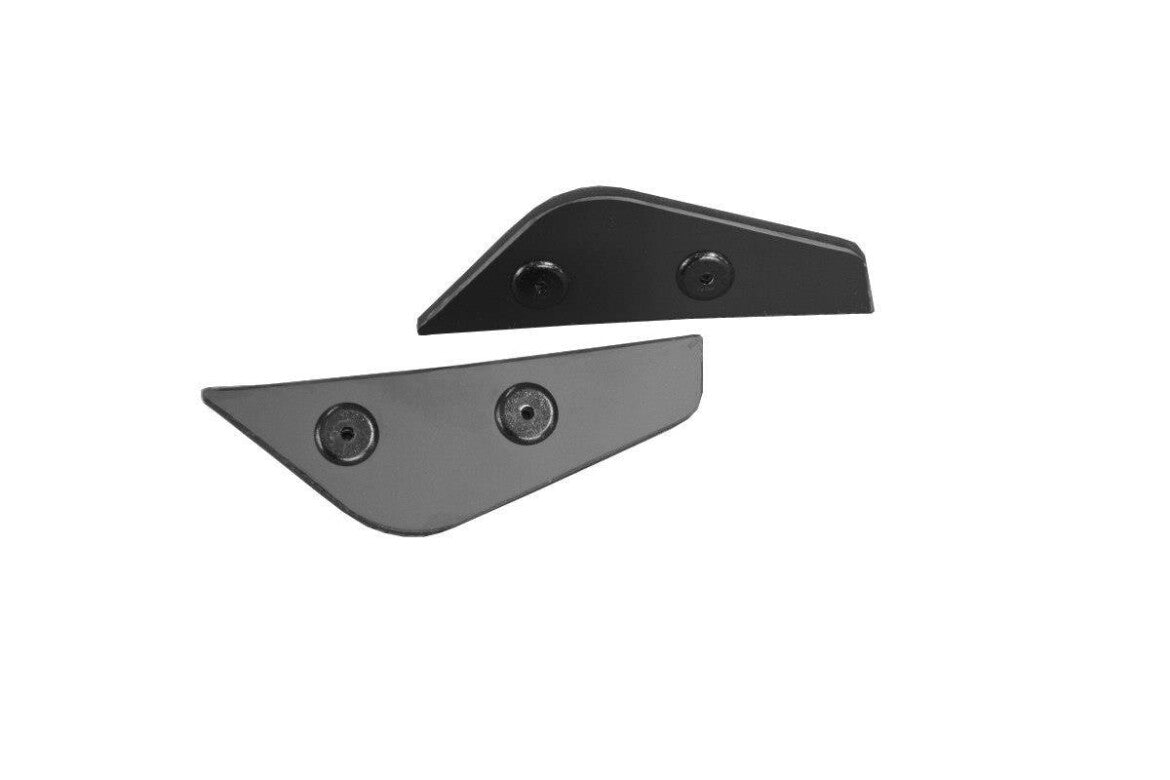 Stoßstangen Flaps Wings vorne Canards passend für Ford Fiesta Mk8 ST/ ST-Line schwarz matt