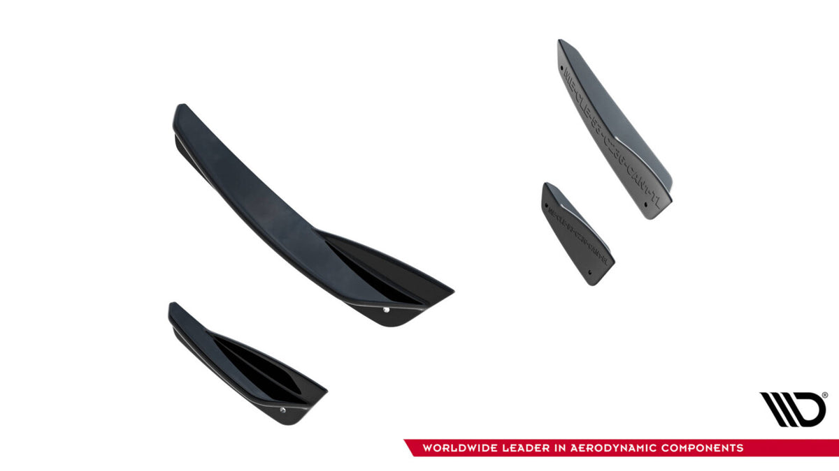 Stoßstangen Flaps Wings vorne Canards passend für Mercedes-AMG CLE 53 Aero C236