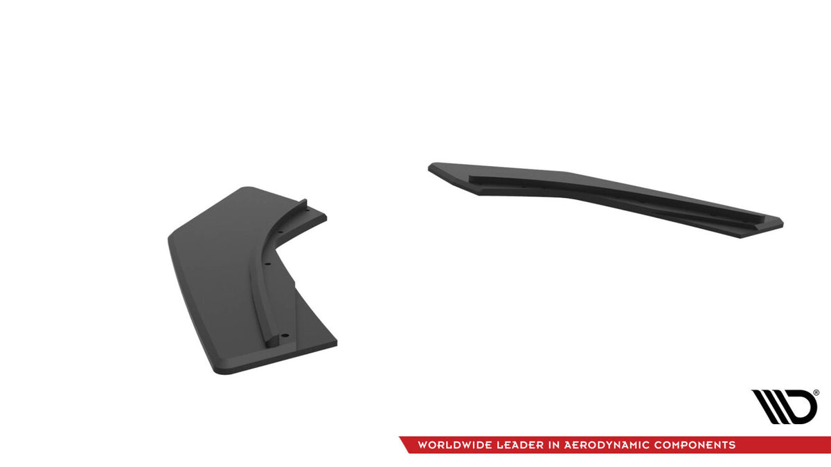 Street Pro Diffusor Flaps passend für Audi S3 Limousine 8V schwarz matt