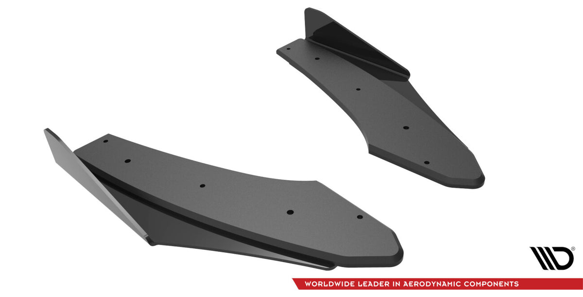 Street Pro Diffusor Flaps passend für Audi S3 Limousine 8Y schwarz matt + Hochglanz Flaps