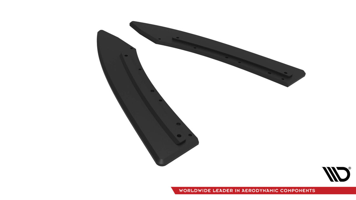 Street Pro Diffusor Flaps passend für Audi S5 / A5 S-Line Coupe / Cabriolet 8T schwarz matt