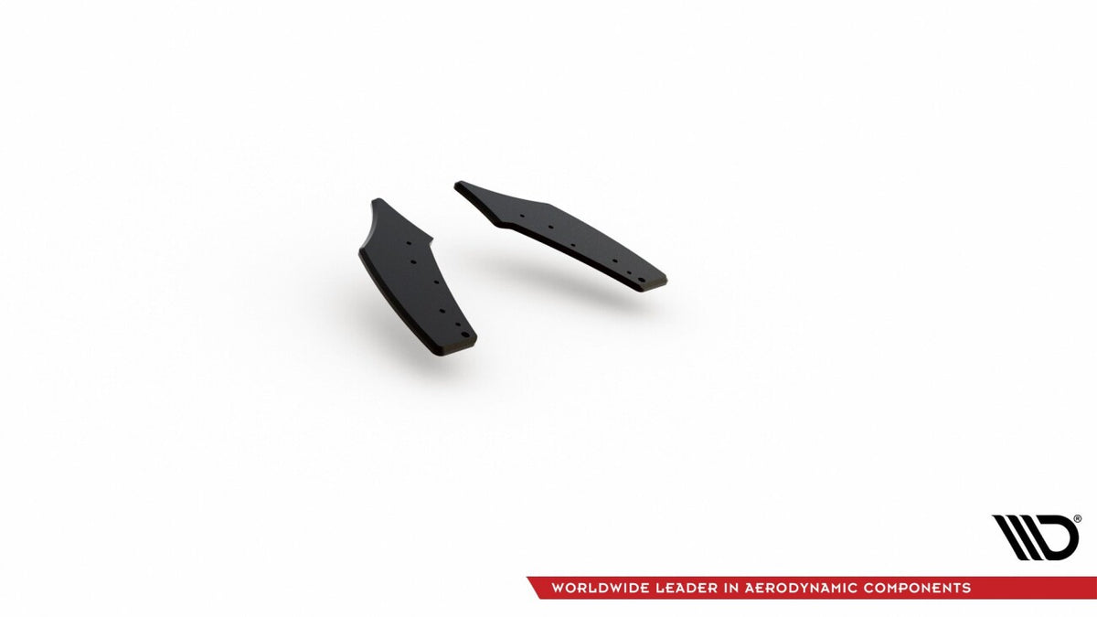 Street Pro Diffusor Flaps passend für Ford Focus ST Mk4 schwarz matt
