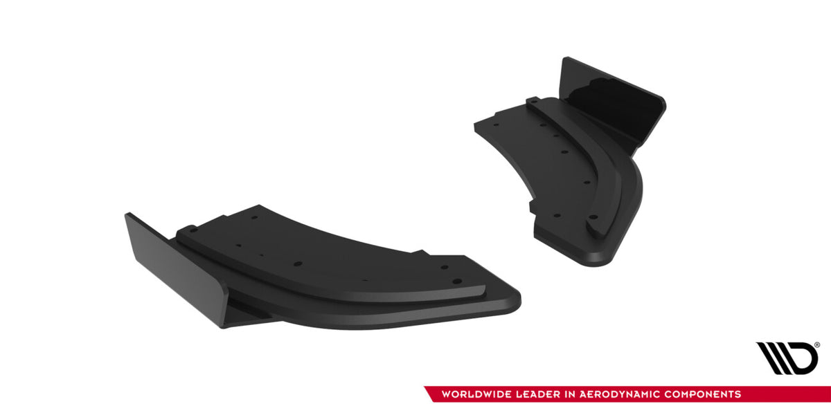 Street Pro Diffusor Flaps passend für Mazda 3 MPS Mk1 EU Version schwarz matt + Hochglanz Flaps