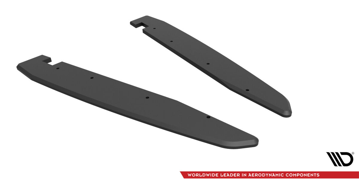Street Pro Diffusor Flaps passend für VW Arteon R Limousine / Shooting Brake Mk1 Faceift schwarz matt