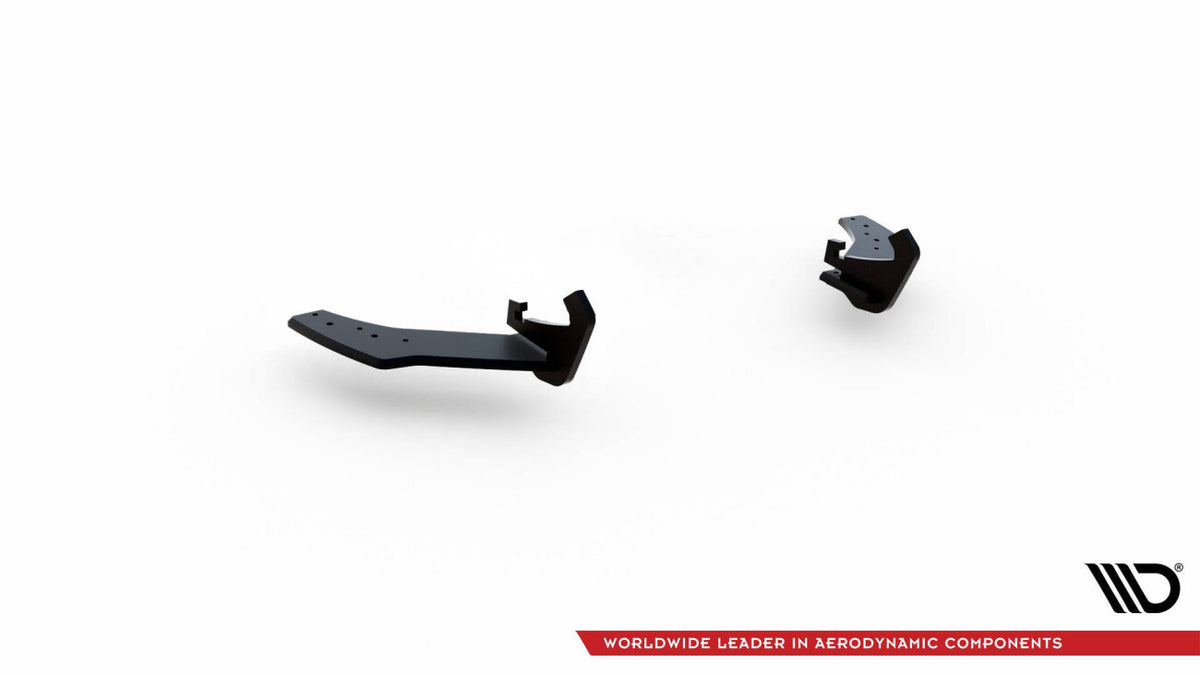 Street Pro Diffusor Flaps passend für VW Golf R Mk7 FL schwarz matt
