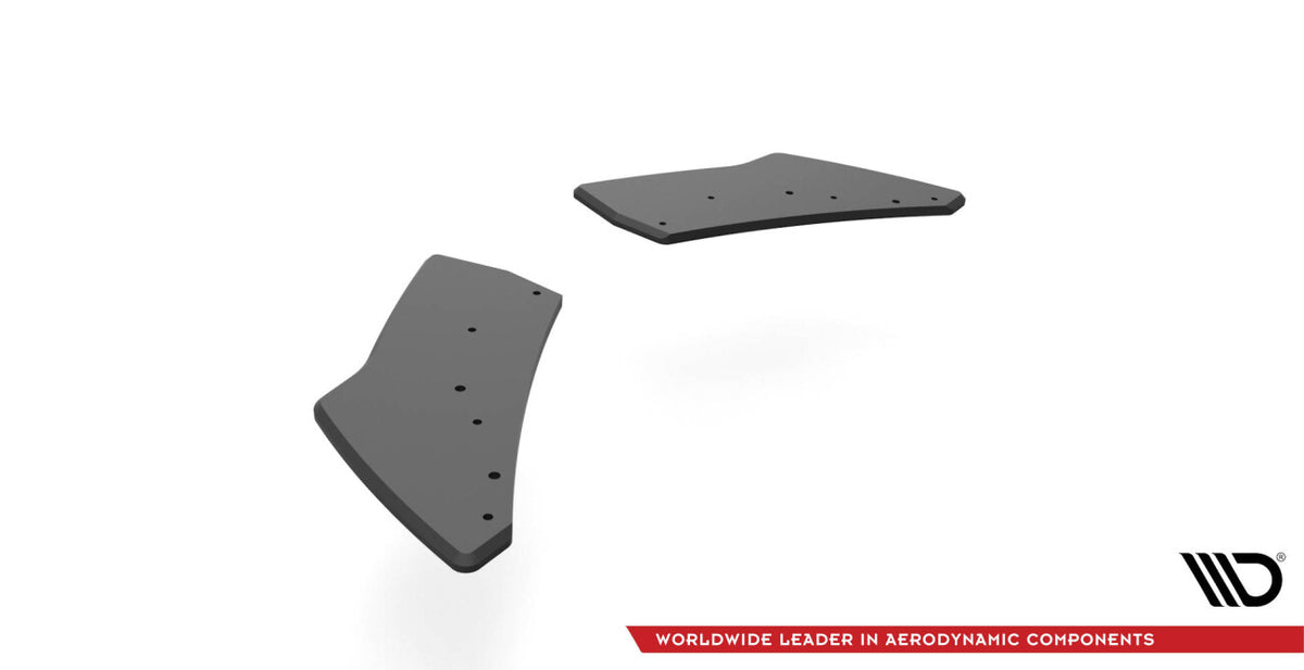 Street Pro Diffusor Flaps passend für VW Golf R Mk7 schwarz matt