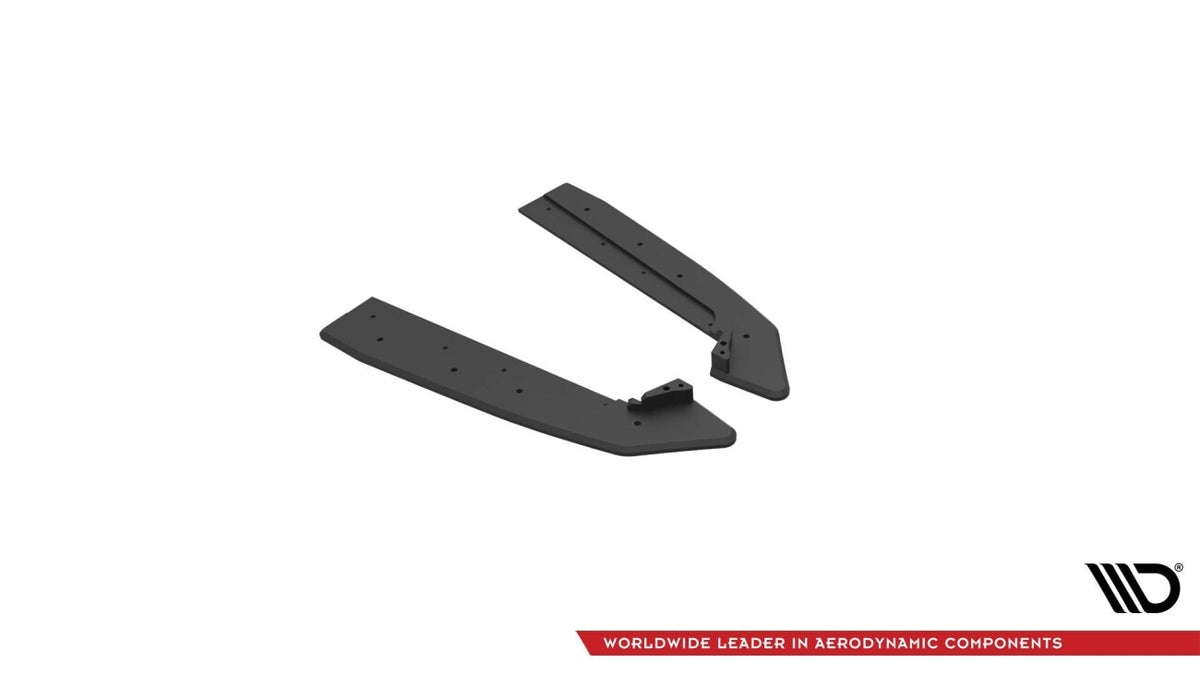 Street Pro Diffusor Flaps V.1 passend für Ford Mustang GT Mk6 FL schwarz matt