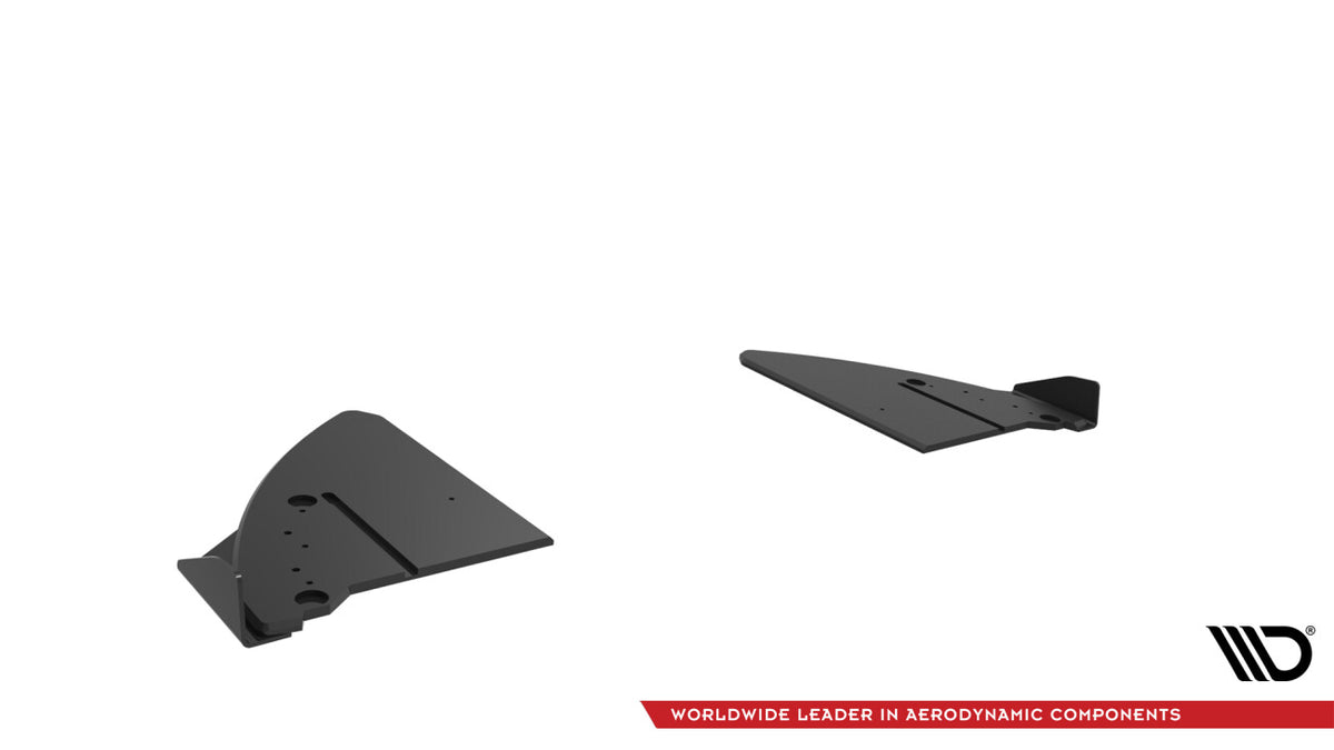 Street Pro Diffusor Flaps V.1 passend für Subaru BRZ Mk2 schwarz matt + Hochglanz Flaps
