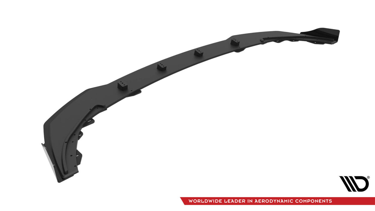 Street Pro Frontlippe passend für BMW 1er M-Paket / M135i / 128ti F40 schwarz matt + Hochglanz Flaps