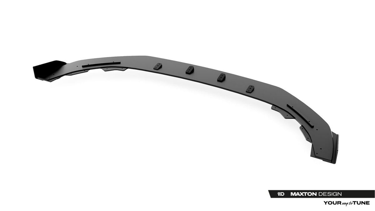 Street Pro Frontlippe passend für CUPRA Leon ST / Hatchback Mk1 FL schwarz matt + Hochglanz Flaps