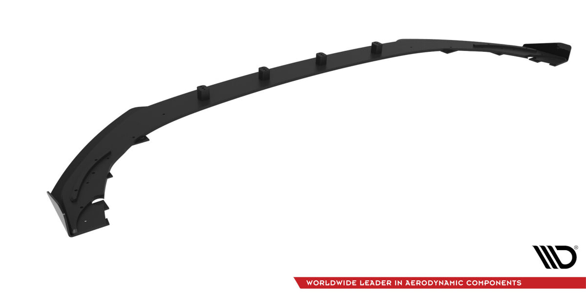Street Pro Frontlippe passend für Ford Mondeo Sport Mk5 FL / Fusion Sport Mk2 FL schwarz matt + Hochglanz Flaps
