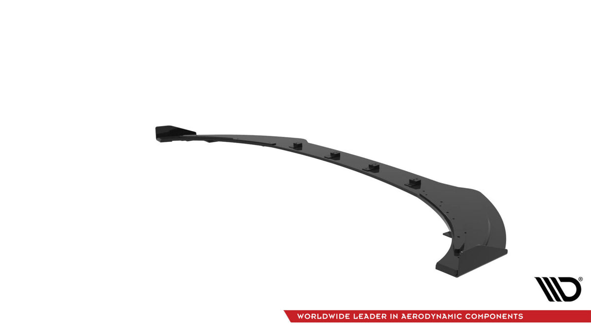 Street Pro Frontlippe V.1 passend für Toyota GR86 Mk1 schwarz matt + Hochglanz Flaps