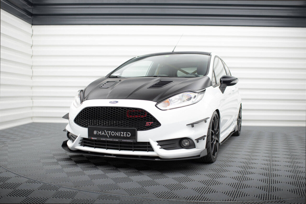 Street Pro Frontlippe V.3 passend für Ford Fiesta ST Mk7 FL schwarz matt