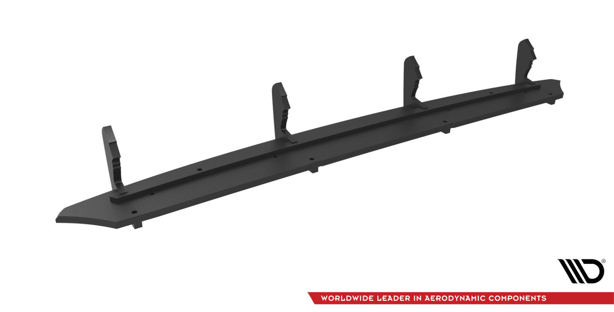 Street Pro Heckansatz Diffusor passend für Audi A6 C8 schwarz matt