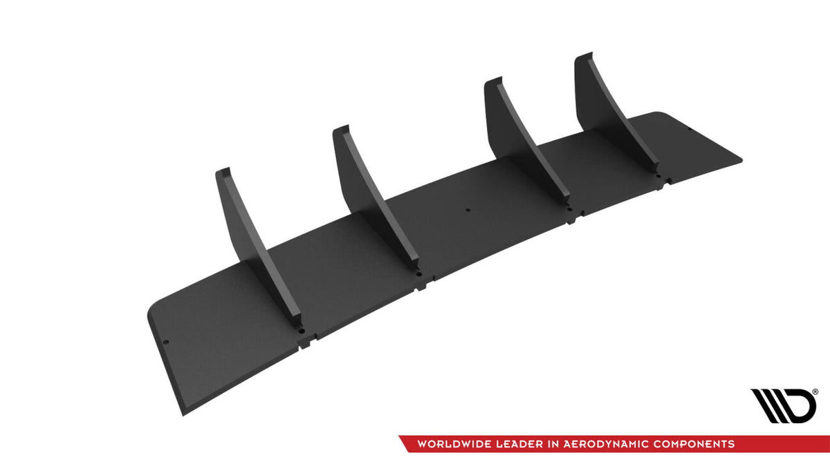 Street Pro Heckansatz Diffusor passend für Audi S3 Sportback 8Y FL schwarz matt