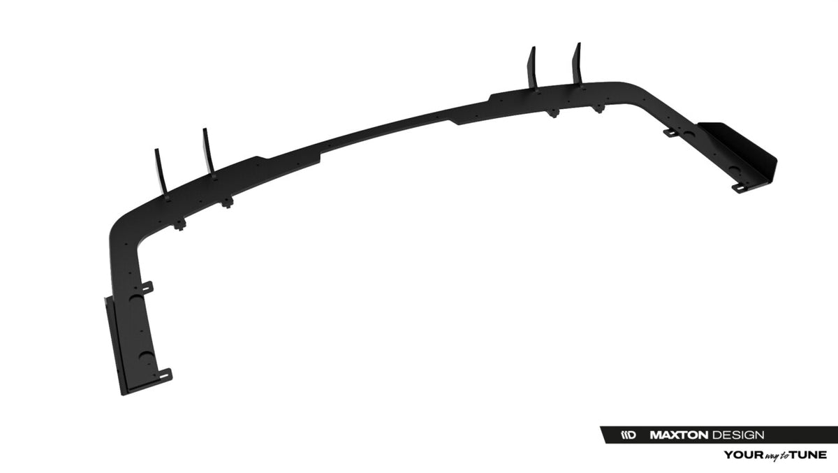 Street Pro Heckansatz Diffusor passend für BMW 2 M-Paket Gran Coupe F74 schwarz matt + Hochglanz Flaps