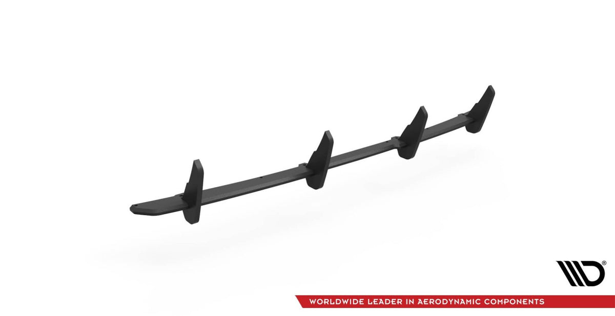 Street Pro Heckansatz Diffusor passend für BMW 3er G20 / G21 schwarz-rot