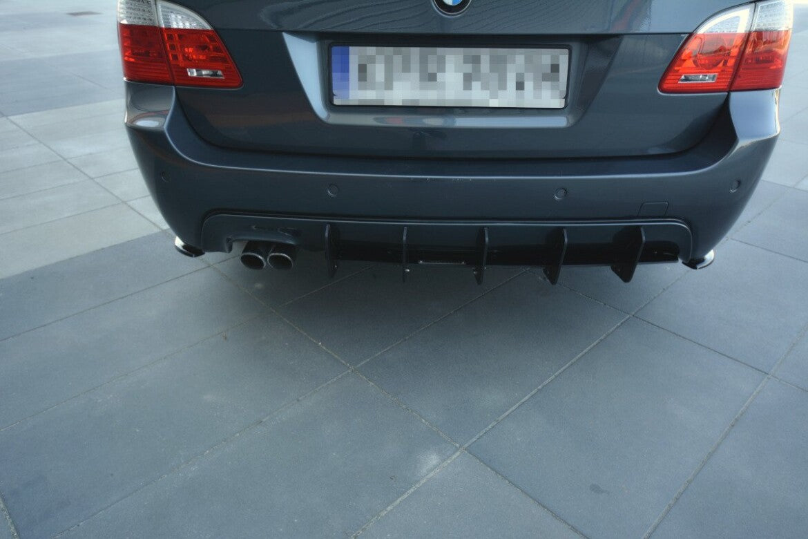 Street Pro Heckansatz Diffusor passend für BMW 5er E61 (TOURING) WAGON M Paket schwarz matt