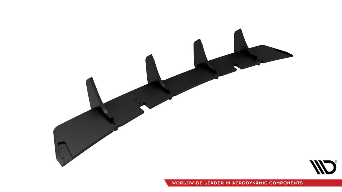 Street Pro Heckansatz Diffusor passend für BMW X5M F95 / F95 FL schwarz matt