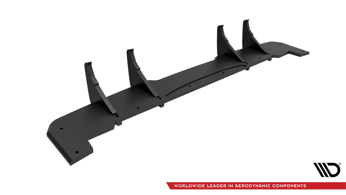 Street Pro Heckansatz Diffusor passend für Ford Kuga ST-Line Mk3 schwarz matt