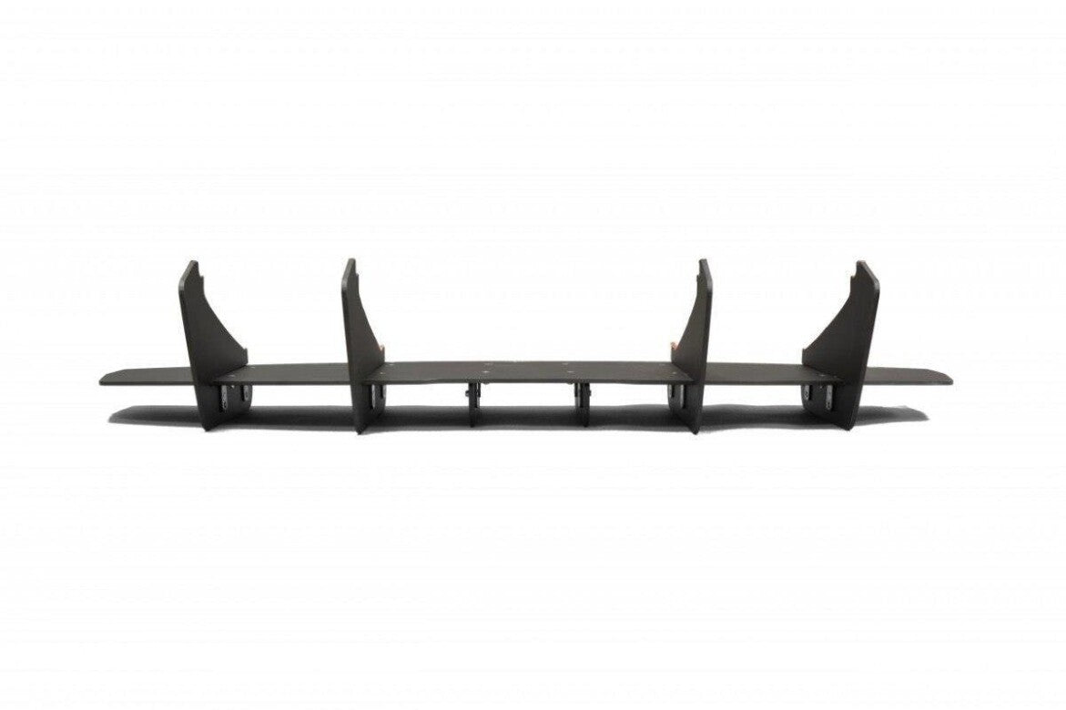 Street Pro Heckansatz Diffusor passend für Ford Mustang GT Mk6 schwarz matt