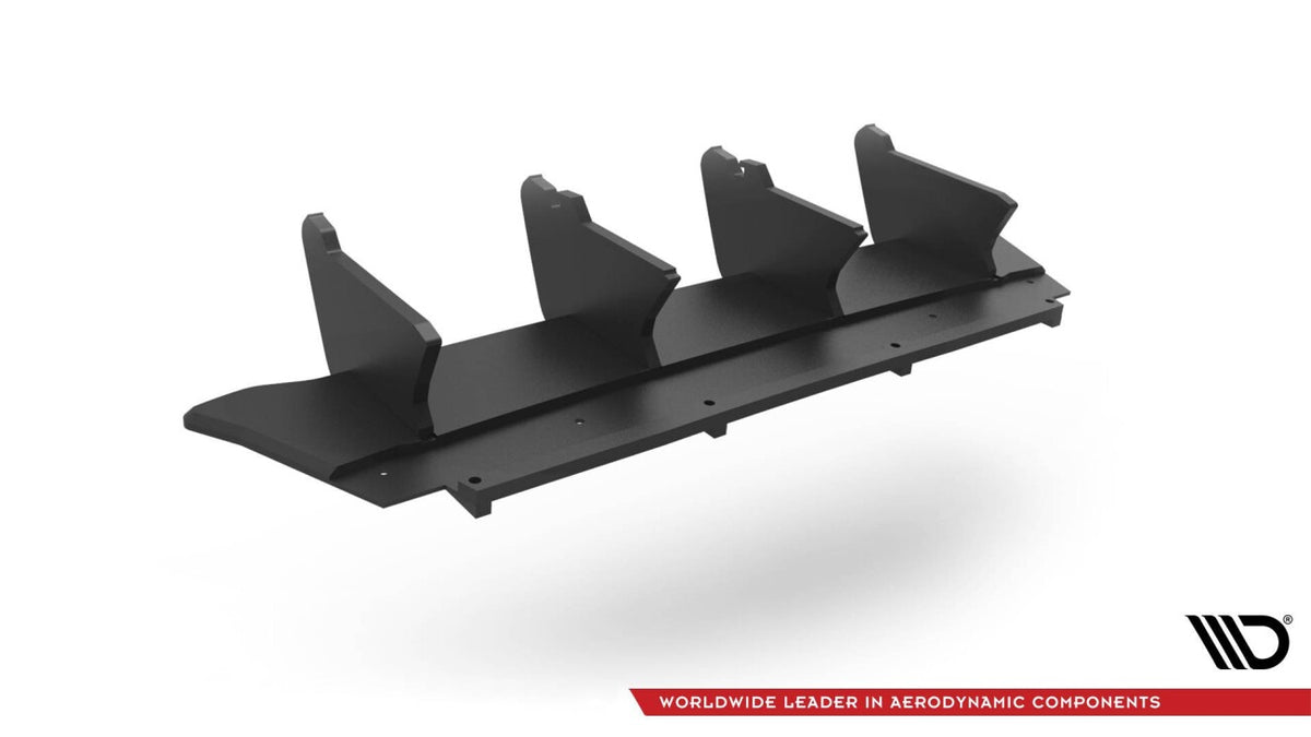 Street Pro Heckansatz Diffusor passend für Seat Leon FR ST Mk4 schwarz matt