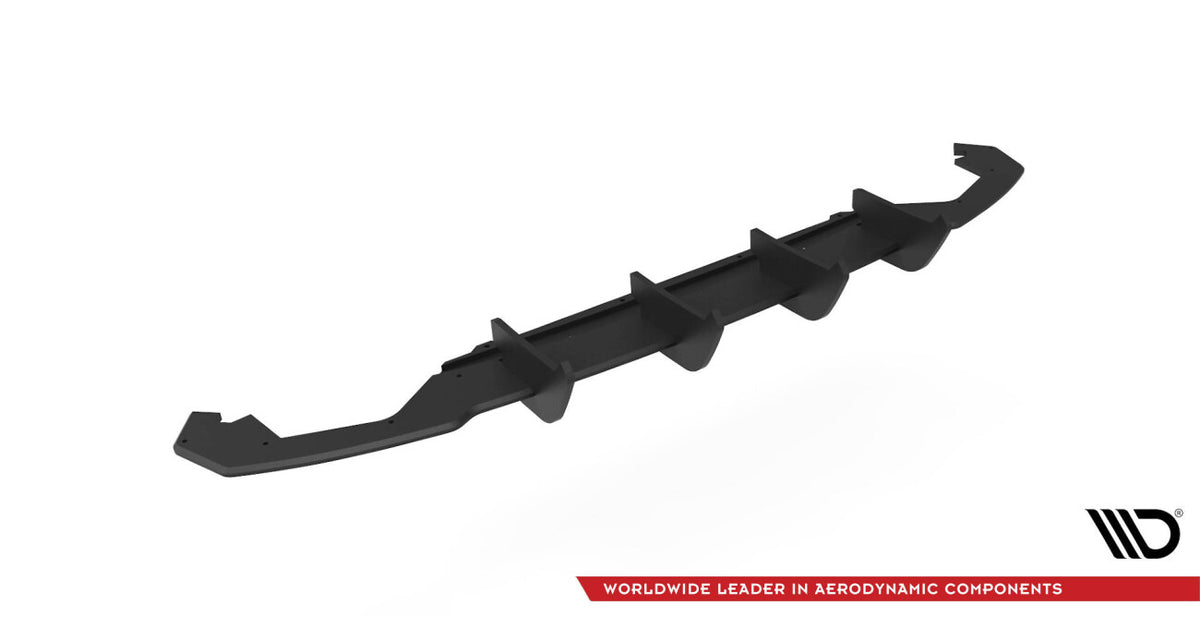 Street Pro Heckansatz Diffusor passend für Skoda Octavia Mk4 schwarz matt