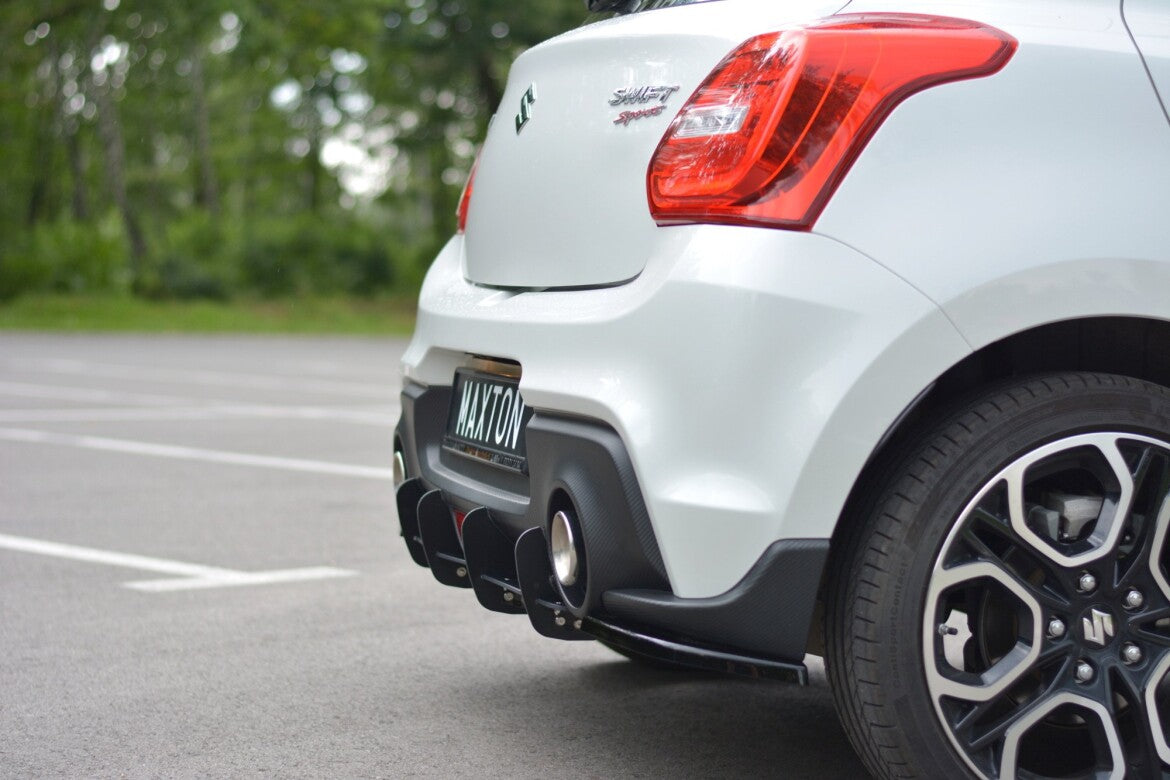Street Pro Heckansatz Diffusor passend für SUZUKI SWIFT 6 SPORT schwarz matt