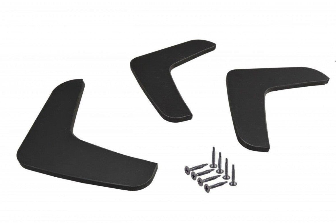 Street Pro Heckansatz Diffusor V.1 passend für Mercedes C W204 AMG-Line (FL) schwarz matt