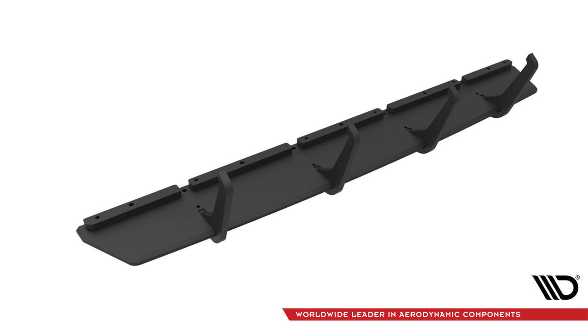 Street Pro Heckansatz Diffusor V.2 passend für BMW 1er F40 M-Paket / M135i schwarz matt