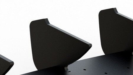 Street Pro Heckansatz Diffusor V.2 passend für VW Golf Mk8 schwarz matt