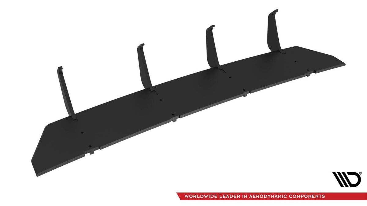 Street Pro Heckansatz Diffusor V.4 passend für VW Golf GTI Mk8 schwarz matt