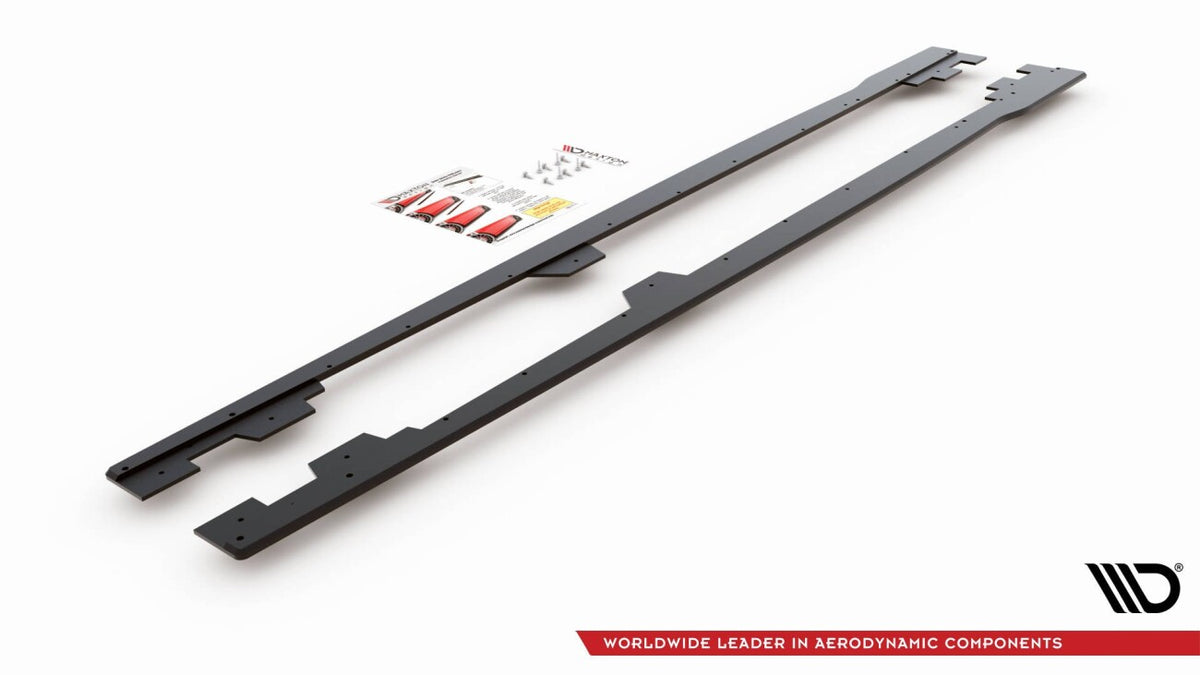 Street Pro Seitenschweller passend für BMW 1er F21 M135i / M140i / M-Paket schwarz matt