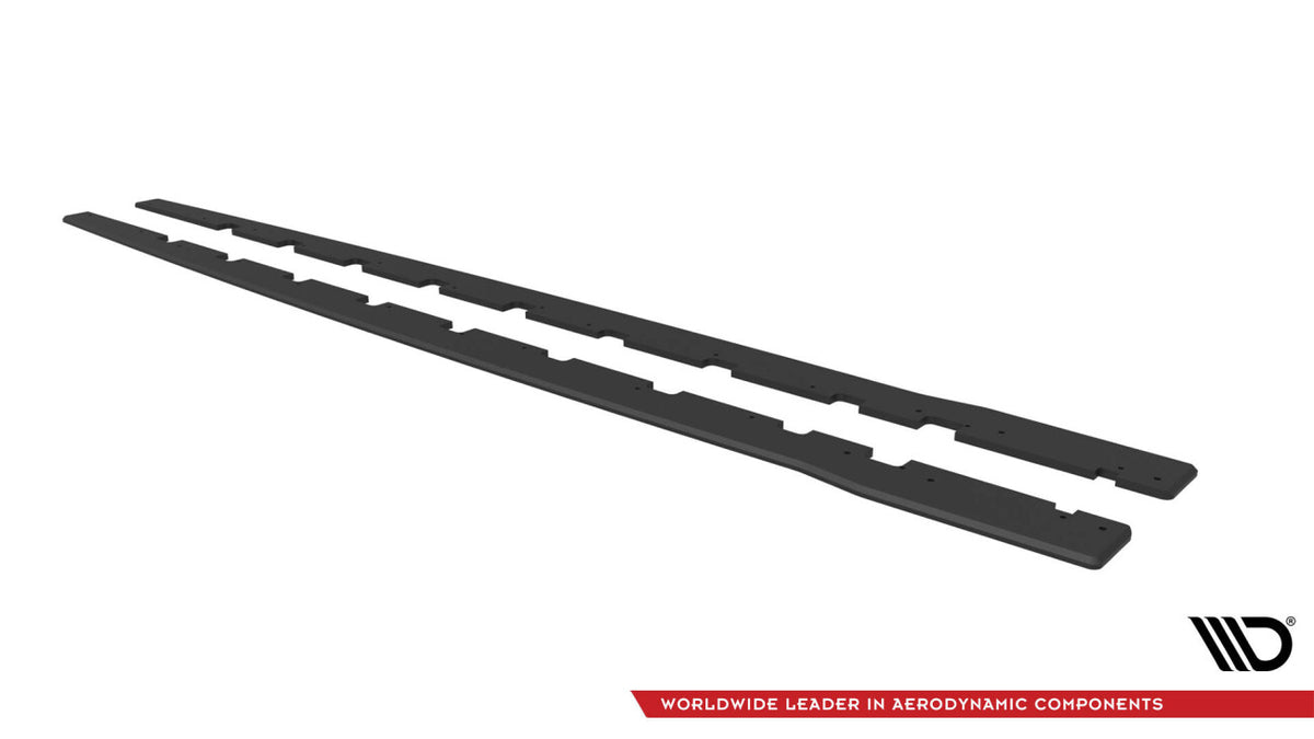Street Pro Seitenschweller passend für BMW 1er M-Paket / M135i / 128ti F40 schwarz matt