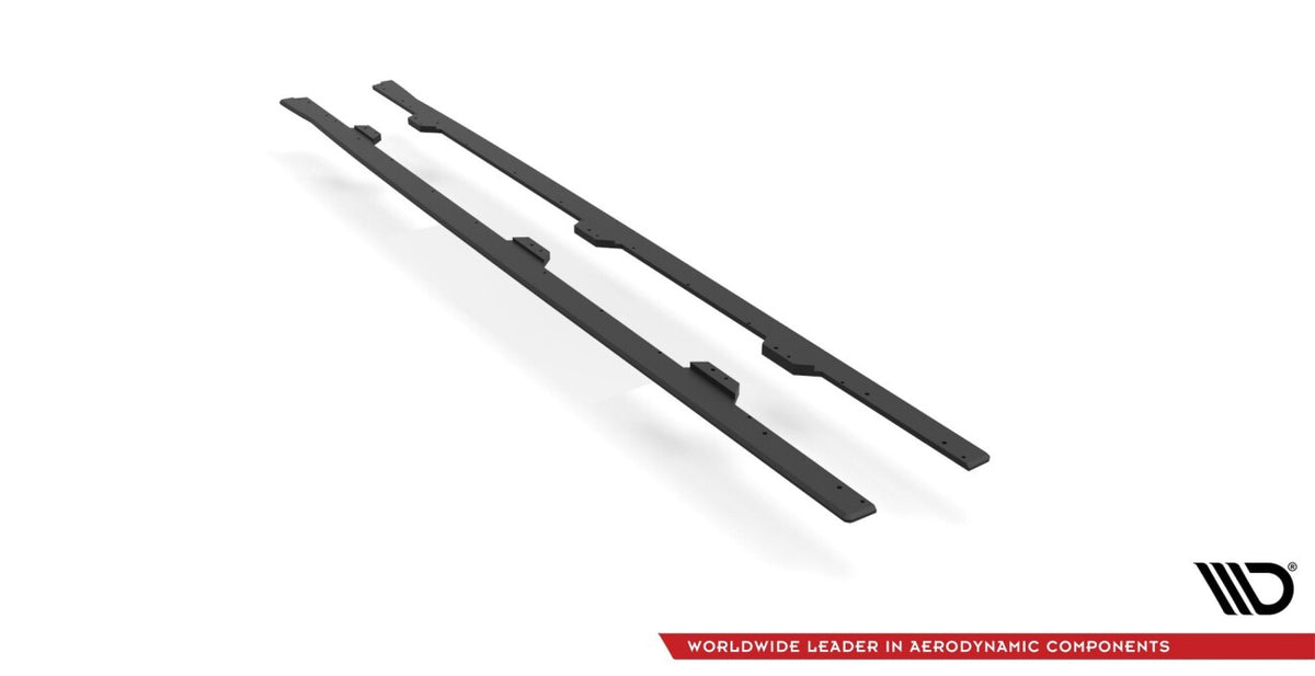 Street Pro Seitenschweller passend für BMW 4er M-Paket / M440i G22 / G23 / G22 FL / G23 FL schwarz matt