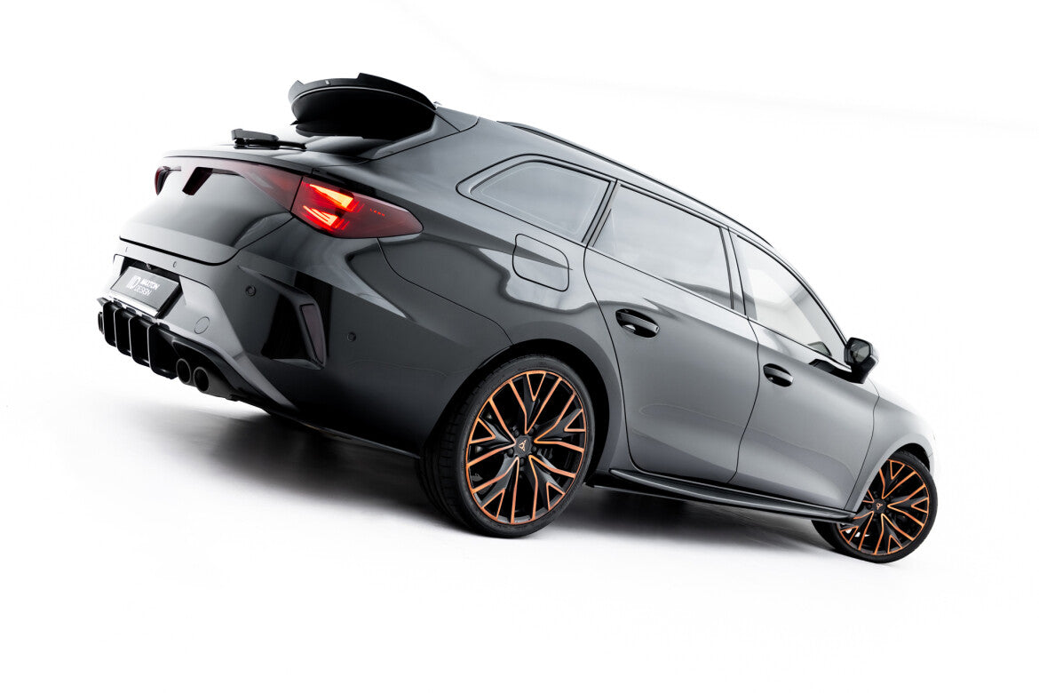 Street Pro Seitenschweller passend für CUPRA Leon ST / Hatchback Aero Mk1 / Mk1 FL schwarz matt