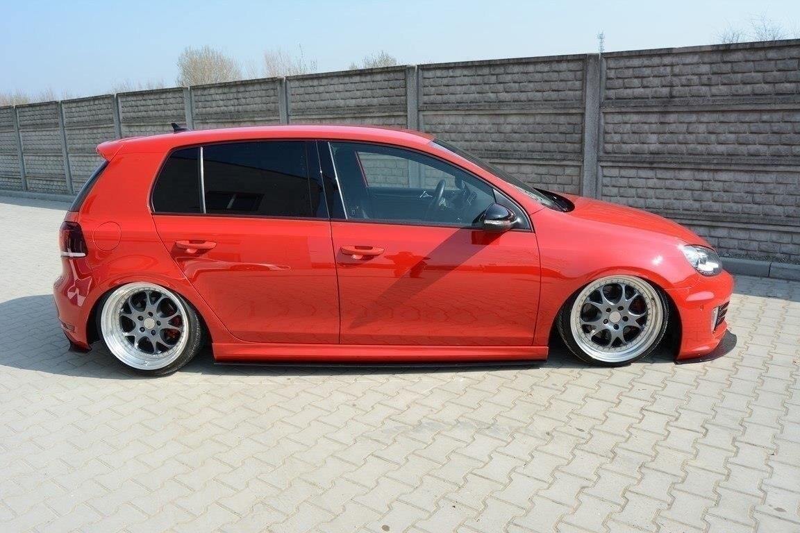 Street Pro Seitenschweller passend für VW Golf GTI 35th / R20 Mk6 schwarz matt