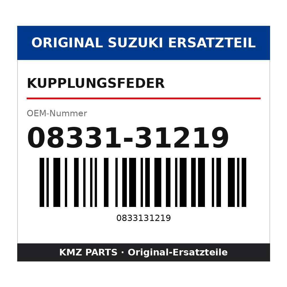Suzuki Kupplungsfeder 08331-31219