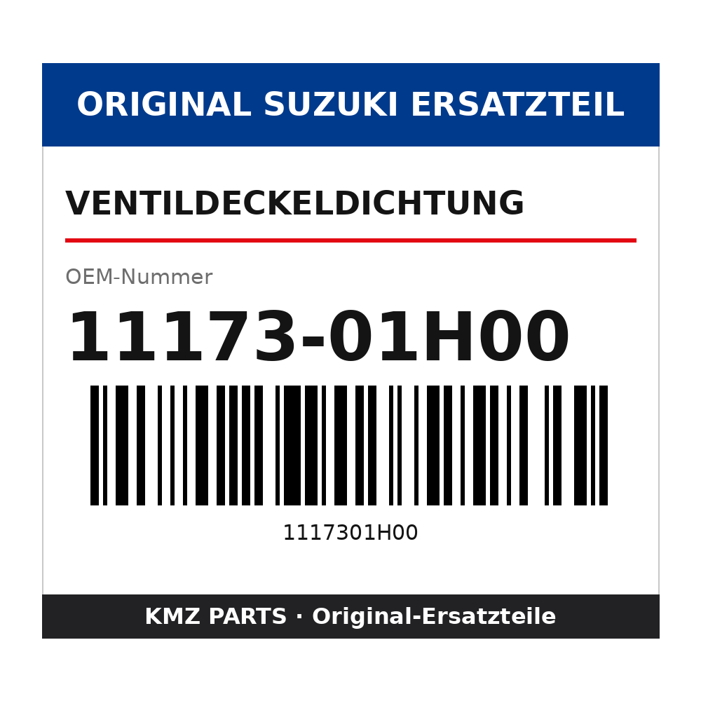 Suzuki Ventildeckeldichtung 11173-01H00