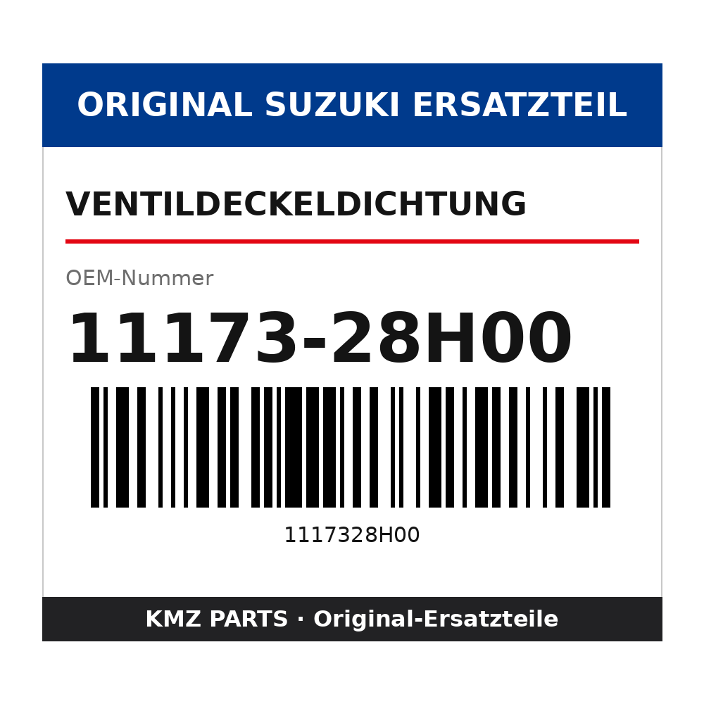 Suzuki Ventildeckeldichtung 11173-28H00