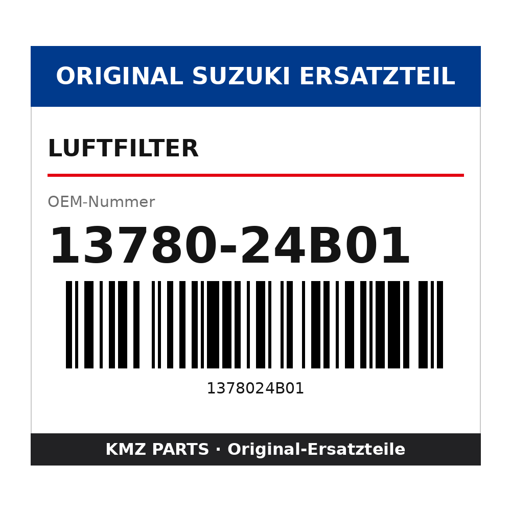 Suzuki Luftfilter 13780-24B01