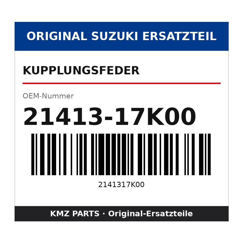 Suzuki Kupplungsfeder 21413-17K00