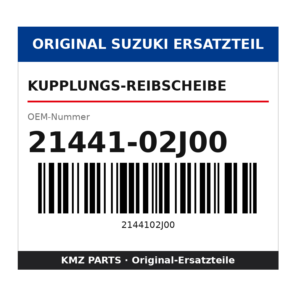 Suzuki Kupplungs-Reibscheibe 21441-02J00