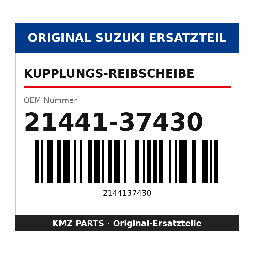 Suzuki Kupplungs-Reibscheibe 21441-37430